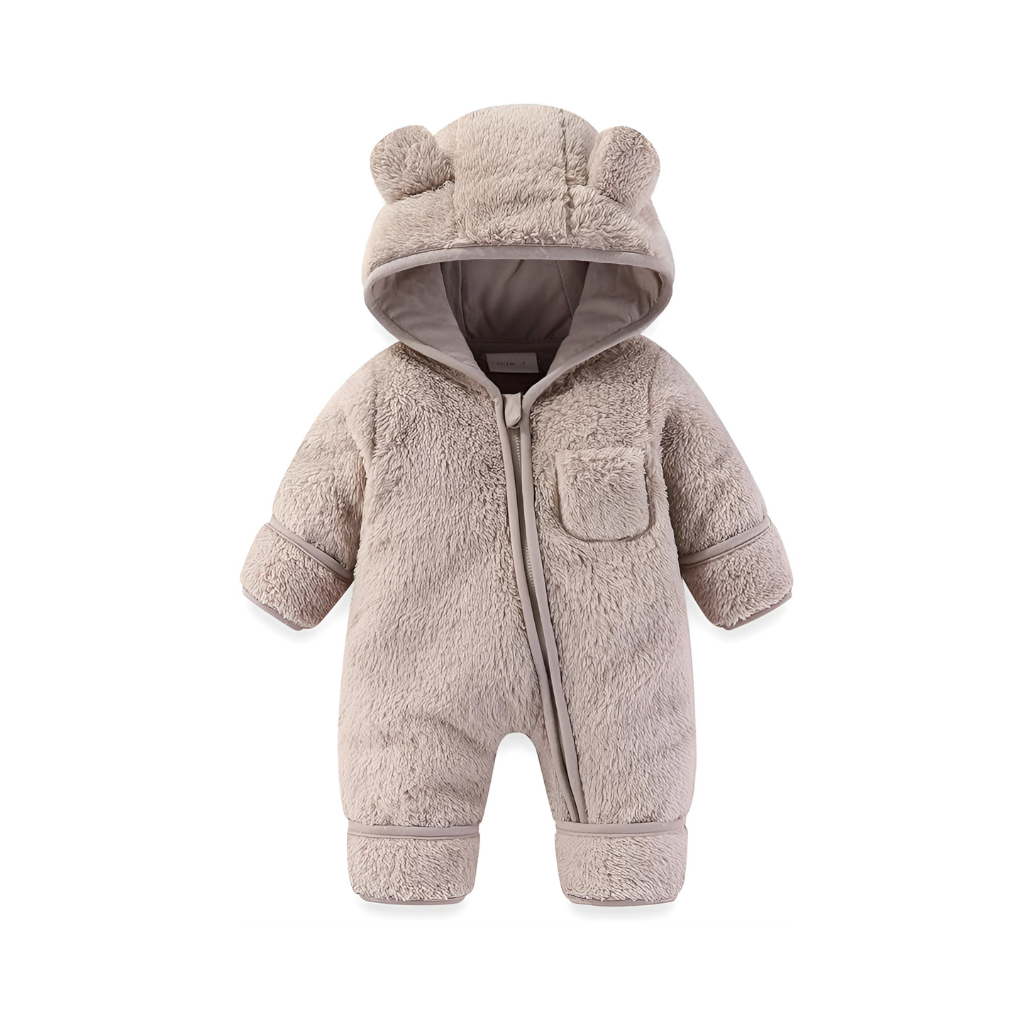 Zolfinx Newborn Baby Bear Outfit With Fold-Over Mittens