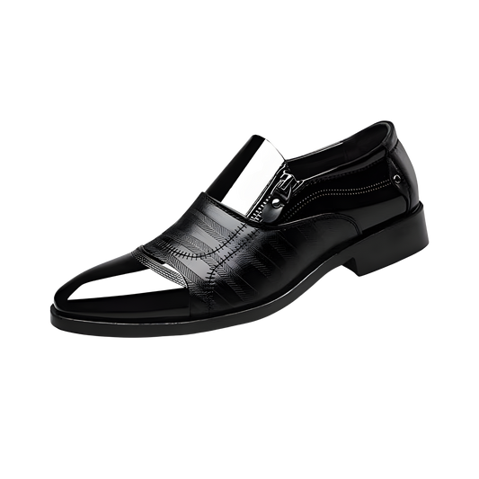Zolfinx Men's Dress Shoes Patent Leather Loafers