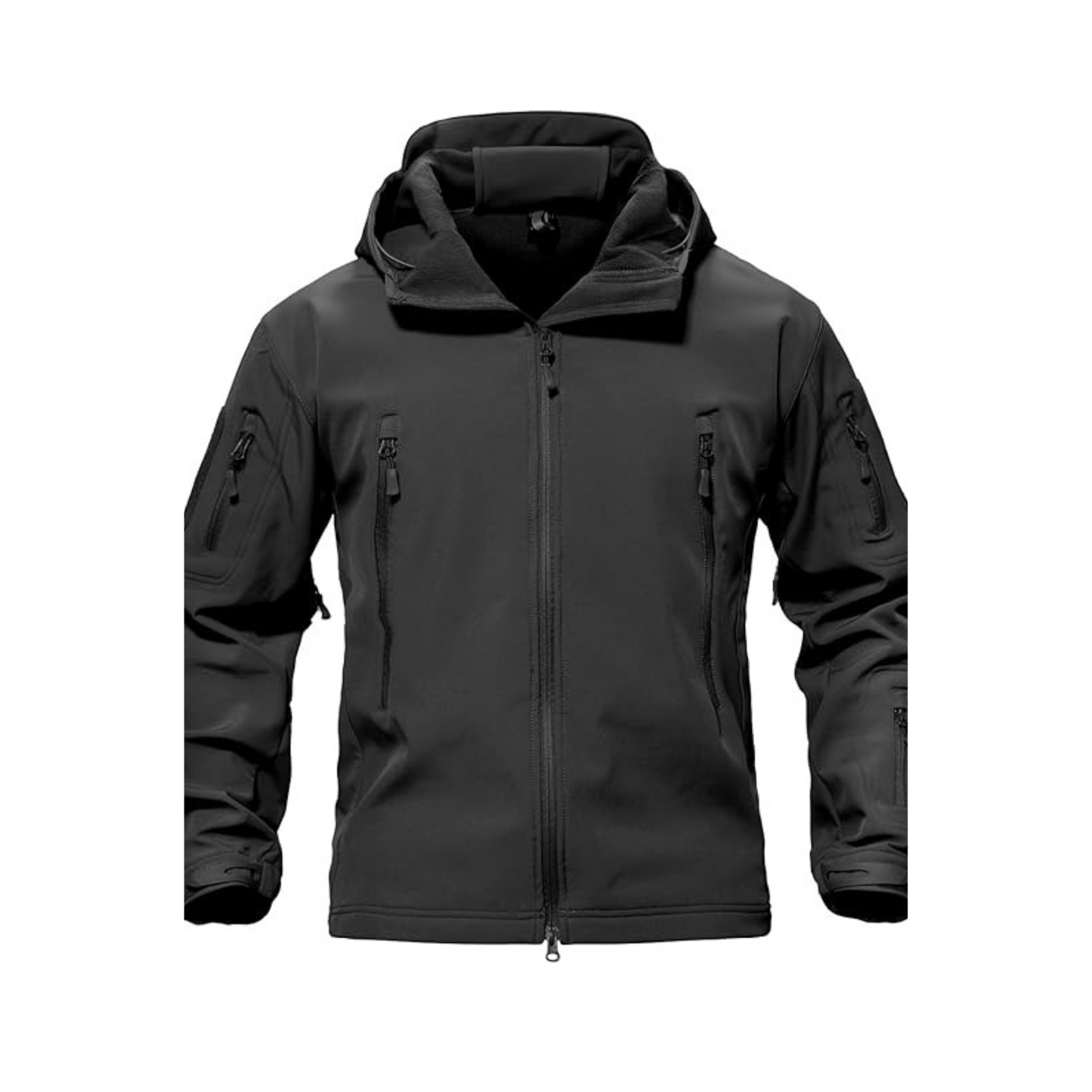 ZOLFINX Men's Special Ops Military Tactical Soft Shell Winter Warm Fleece Lined Jacket