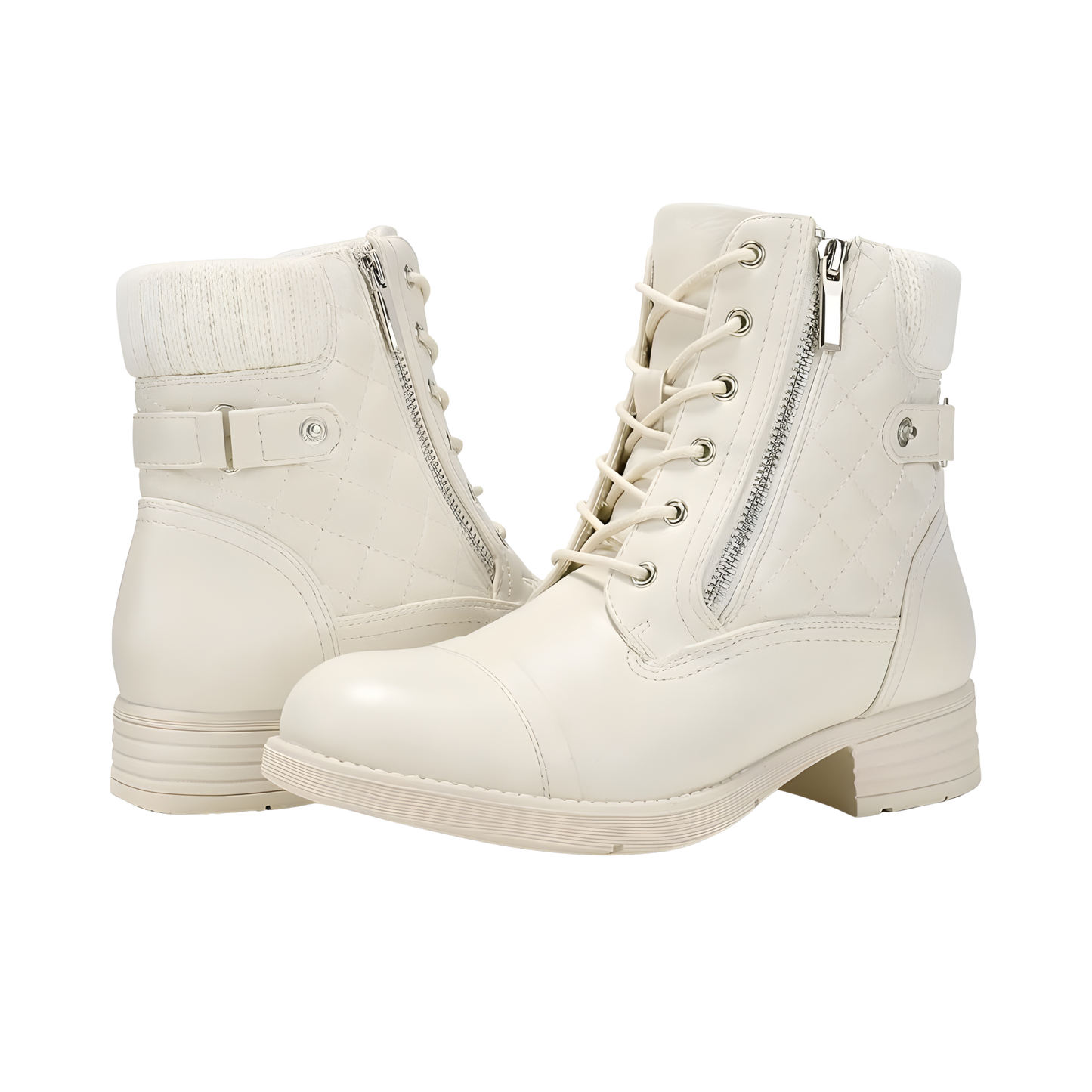 Zolfinx Women's Combat Lace up Ankle Boots