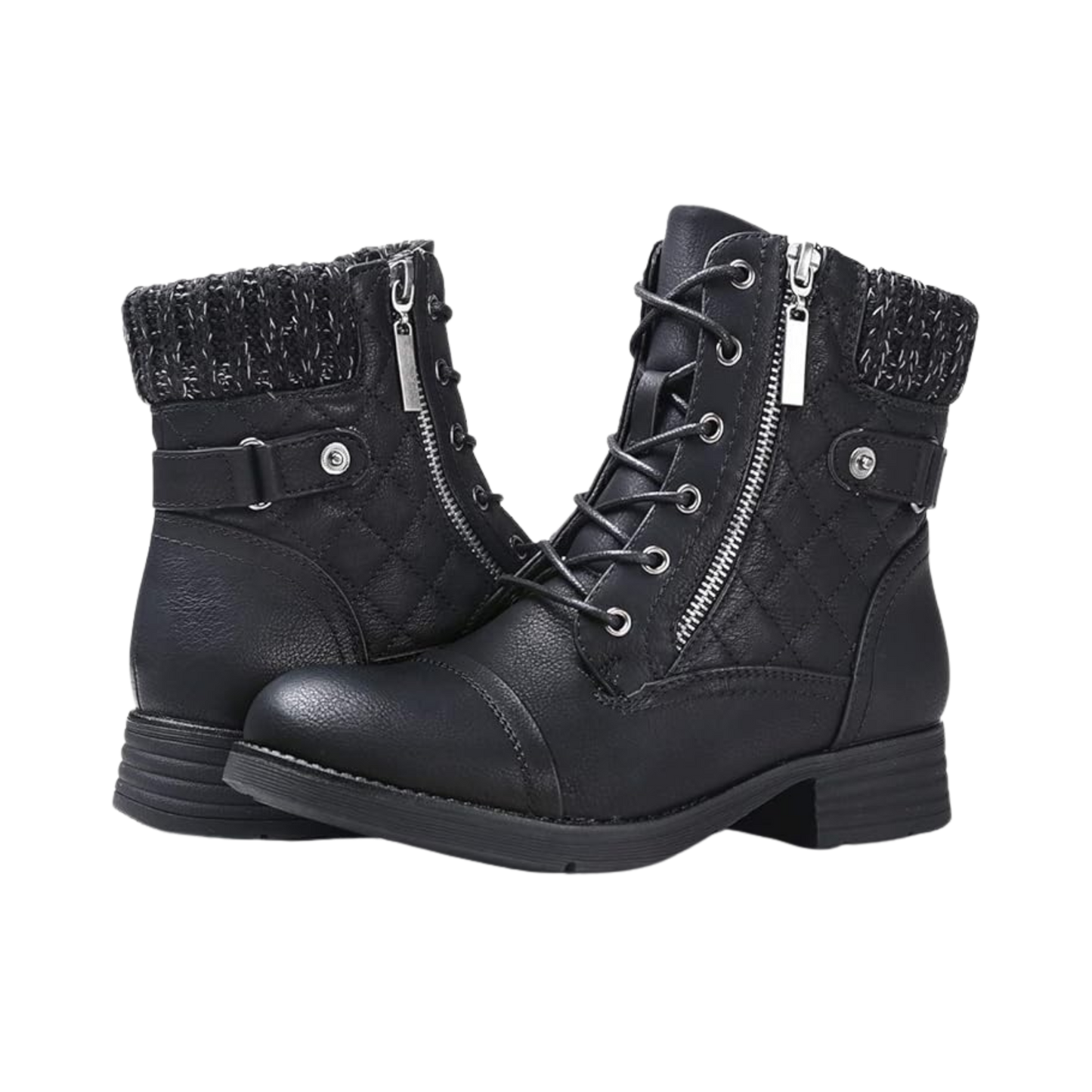 Zolfinx Women's Combat Lace up Ankle Boots