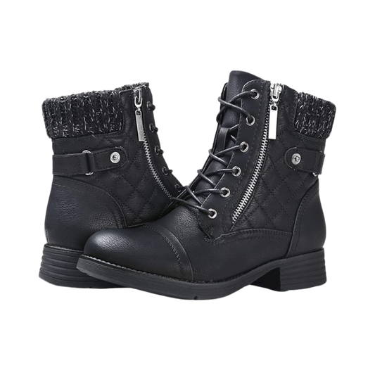 Zolfinx Women's Combat Lace up Ankle Boots