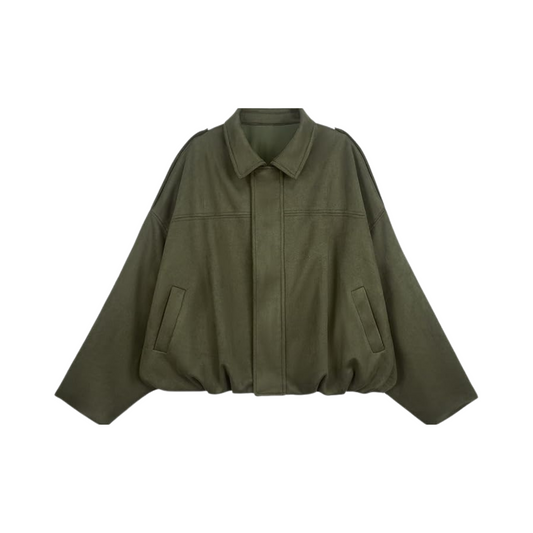 Zolfinx Women's Bomber Jacket Faux Suede Casual