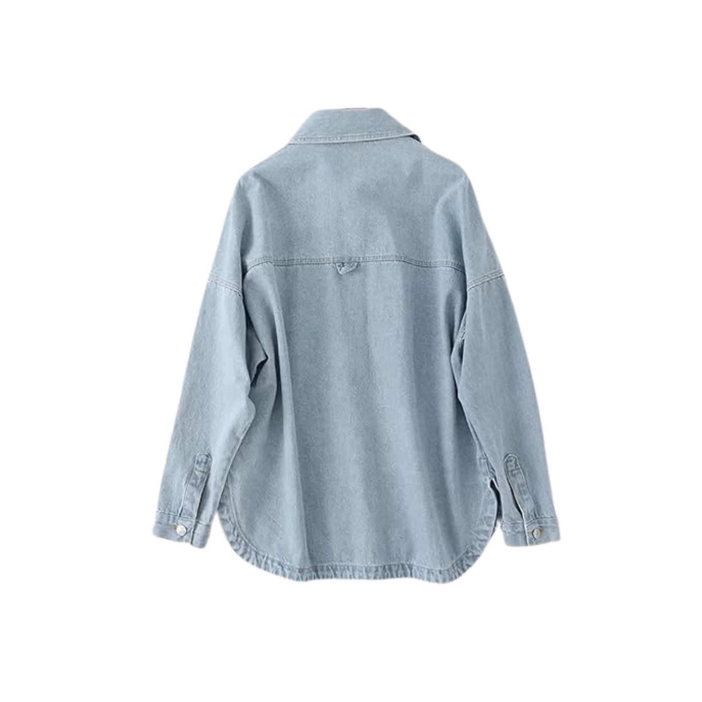Zolfinx Women Denim Jacket Shacket Long Sleeve